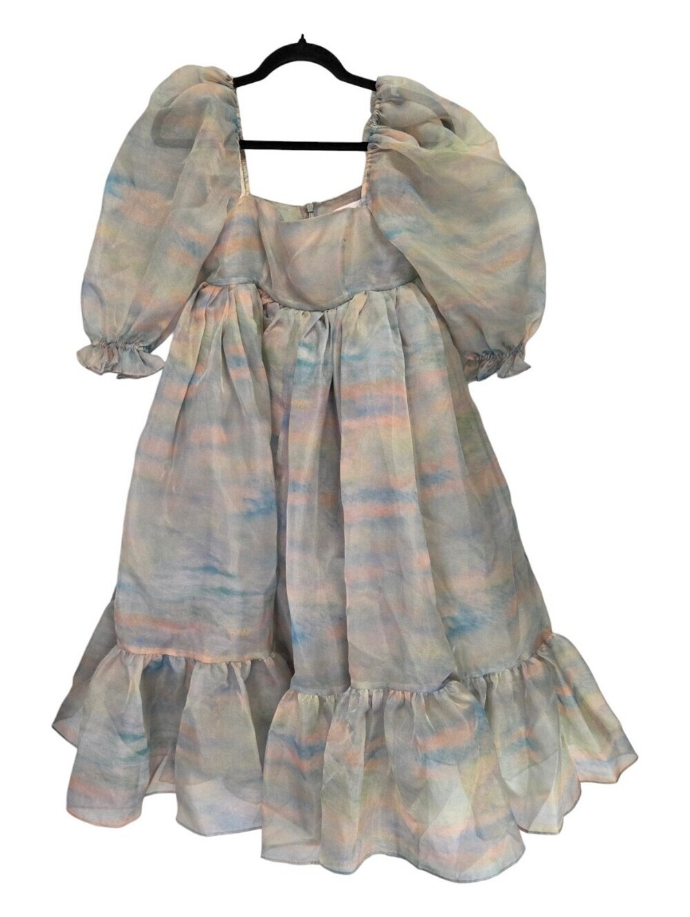 Selkie The Renoir Sky French Puff Pastel Dress Princess Whimsical Fairy Size XS
